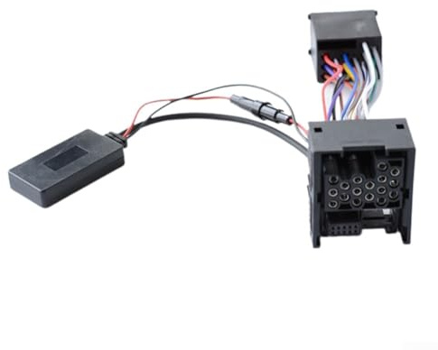 Für BMW E46 3 Series Radio 10 Pin AUX IN Kabel Adapter geeignet zum Anschluss von Smartphones oder MP3 Playern