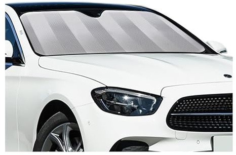 MLUQPEZUZ Parasol Coche Delantero, para Peugeot 5008 2017-2024 Plegable Reflejante UV Protección Solar Térmico Interior Parabrisas Accesorios Auto