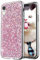 OKZone Cover iPhone XR, Custodia Lucciante con Brillantini Glitters Ultra Sottile Design Case Cover di Alta qualità in Silicone TPU Bumper Protezione Cover per Apple iPhone XR 6.1 Pollice (Rosa)