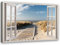 Feeby Impression sur toile 90x60 cm decoration chambre - tableau decoration murale Tableau Paysage - Nature Fenêtre - decoration maison - Tableau Moderne - toile peinture - ART - poster mural