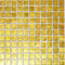 Mos120-0782 - Piastrella in vetro con struttura a mosaico, colore: oro