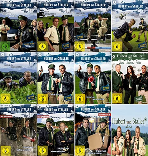 Hubert und Staller Komplett Staffel 1-8 (1+2+3+4+5+6+7+8) + 3 Spielfilme (Eine Schöne Bescherung + Die ins Gras beissen + Unter Wölfen) [DVD Set]