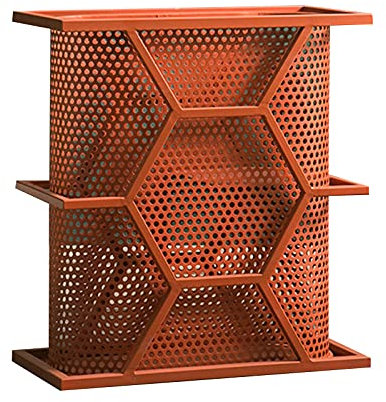 Porte-parapluies WXYZ Stand Stable Hollowout Parapluie, Un Seau Parapluie Exquis Peut contenir 15 parapluies de Longue et Courte, 46x23x50cm