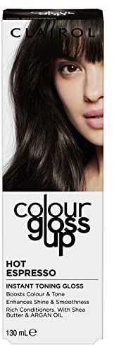 Clairol Color Gloss Up Instant Toning Gloss, Hot Espresso, 130 ml