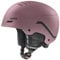 uvex Wanted - robuster Skihelm für Damen und Herren - individuelle Größenanpassung - Nackenwärmer - bramble - Black Stripes matt - 58-61 cm