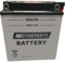 Batterie Motor Minarelli YB12AL-A 12 V 12 Ah kompatibel mit Aprilia Leonardo 150 4T 99 > 02 Spezifikation Motorrad Roller komplett