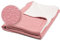 ULLENBOOM ® Babydecke 70x100 cm, Musselin Rosa (Made in EU) - Baby Decke Neugeborenen aus OEKO-TEX Baumwolle, ideal als Kinderwagendecke oder Spieldecke