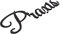Praxis Türschild Schriftzug Firma Name Wandschild Selbstklebend Schwarz