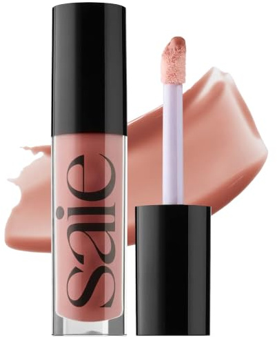 Saie Glossybounce High-Shine Hydrating Lip Gloss Oil Transparentes Lippenöl mit Farbe und Hyaluronsäure + Jojoba