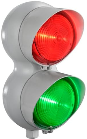 RS PRO LED LED Ampel Signalleuchte 2-stufig Linse Grün, Rot 24V ac/dc Dauer Oberfläche 231 mm
