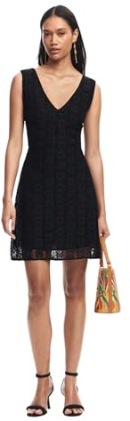 Desigual Damen 25swvw53 Lässiges Kleid