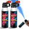 KERNOWO Canon à fumigene Gender Reveal Lot de 2 | Bleu Poudre Canon canons à confettis biodégradables à 100% pour Révélation fête prénatale