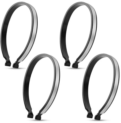 flintronic 4 Pcs Pinces à Vélo Réfléchissantes, Clip de Pantalon Réfléchissant à Vélo, Universel ABS Sangle Cheville Reflechissante Velo, Clip De Pantalon Réfléchissant pour Vélo Unisexe