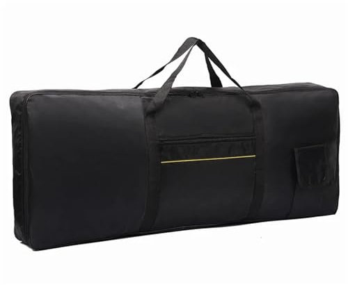 LULUMAIC Bolsa para Teclado de Piano, Funda Impermeable portátil de Tela Oxford para órgano electrónico, Funda para Teclado de 61 Teclas, Instrumentos Musicales para Piano