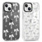 Xylota 2 x Transparent Handyhülle für iPhone 14/iPhone 13 6,1 Hülle, Durchsichtig Case Muster Aesthetic Schleifen Mädchen Frauen Schutzhülle, Weich Silikon TPU Bumper Stoßfeste Cover für iPhone 14,01
