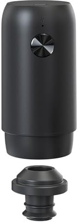 PEILINZE Weinsparer, elektrische Weinsparpumpe mit Vakuum-Weinstopfen, wiederaufladbare Pumpen mit Stopfen, wiederverwendbar, hält Wein frisch