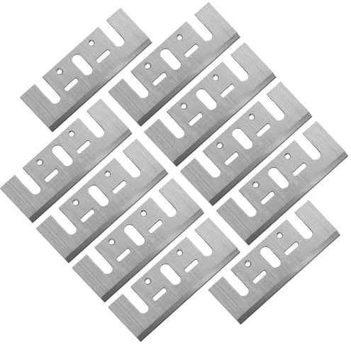 10pcs 82mm TCT Wood Planer Blades Fit for DCP580 Handle Planer