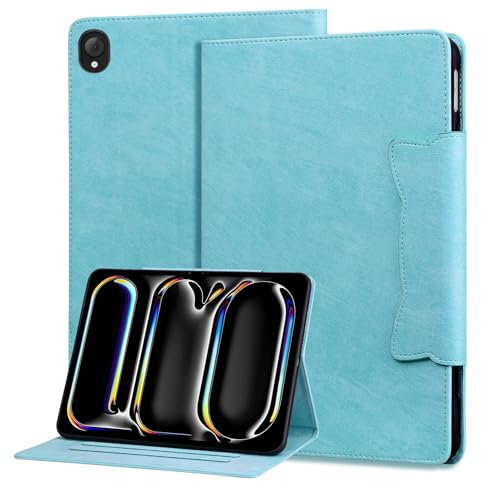 Mldjomid Funda para Tablet Lenovo Tab 10.1 2025 TB-311FU Funda Protectora, Cuero PU Flip Business Cover con Ranura para Tarjeta y Función de Soporte Funda Magnética para Lenovo Tab TB-311XU, Azure