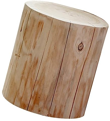 SOIMISS Wooden Stool Small Step Stool Smooth Surface Strong Wood Material for Entrance Door on Sofa Beige Colour Sturdy for Indoor Use