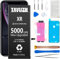 5000 mAh Battery for iPhone XR Upgraded High Capacity Li-Polymer Battery Replacement Compatible with iPhone XR (A1984, A2105, A2106, A2108) with Repair Tools Kit and Installation Manual