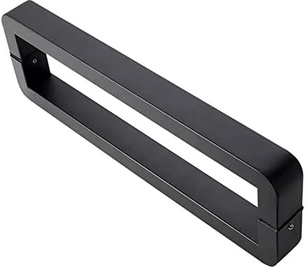 ZFGOJNBH Poignées de Porte de Grange carrées en Acier Inoxydable, poignée de Porte coulissante, Robustes pour Porte intérieure/extérieure (Couleur : Noir Mat, Dimensions : 73 cm (28 3/4) 70 cm)