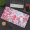 Gaming Mouse Pad, 800x300x2mm XXL Mousepad, Large Non-Slip Desk Pad, Improved Precision and Speed, Mouse Mat Suitable for Office, Gamer, Home (Flower Pink Plant)