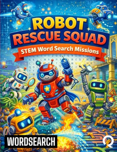 Robot Rescue Squad: STEM Word Search Missions