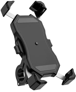 Motorrad Navigator Halterung Motorrad-Handyhalterung Mit QC 3.0 USB Qi Wireless-Ladegerät Smartphone-Halterung Für Motorräder(Phone Holder)