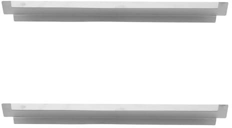 MOTHNUR 2pcs 1/4 Size 26.5cm Stainless Steel Pan Divider Bars for Commercial Steam Table, Catering Food Service and Restaurant Food Pan Dividers