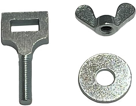 Ulmia Befestigungssatz (Grundhobel Zubehör, Tischlerwerkzeug, Schreinerbedarf, für präzise Hobelarbeiten, Werkstattbedarf, Holzbearbeitung Zubehör, Hobel Ersatzteile, Montagesatz Hobel) 01.9018