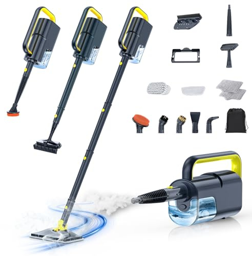 10-in-1 Steam Mop, Handheld Steam Cleaner & Steam Mops for Floor Cleaning