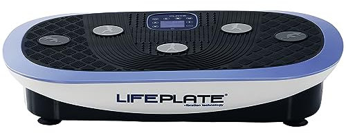MAXXUS Vibrationsplatte Lifeplate 4.0 - 3D Vibrationen, Leiser Motor, mit LCD Display, Armband Fernbedienung,Trainingsbänder & Übungsposter, 100 kg - Fitnessgerät für Zuhause, Fitnesstraining