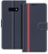 COODIO Handyhülle für Samsung Galaxy S10e Handy Hülle, Samsung Galaxy S10e Hülle Leder Handytasche für Samsung Galaxy S10e Klapphülle Tasche, Dunkel Blau/Rot