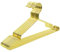 SONGMICS Kleiderbügel aus Metall, 20 Stück, stilvoll verchromt, rostbeständig, platzsparend, 42 cm lang, Gold CRI044G01