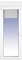 Ventanastock Puerta Balconera PVC 800x2185 Practicable Oscilobatiente 1 hoja apertura Izquierda con persiana de PVC