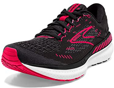 Brooks Damen Glycerin Gts 19 Laufschuh, Black Diva Pink White, 36 EU