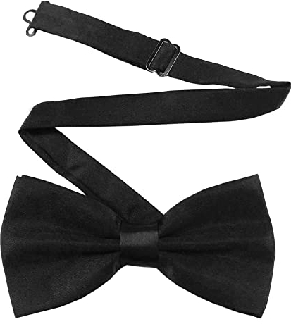 EHIOG Pajaritas ajustables para hombre, pajarita clásica formal preatada, pajarita de longitud ajustable para niños y hombres, para bodas, fiestas de lujo, corbatines lisos