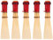 5 Stück Fagottrohr, Fagottrohrschutzhülle Fagottrohrblatt Mittelweich für Instrumentenzubehör Instrumentpartsandaccessories
