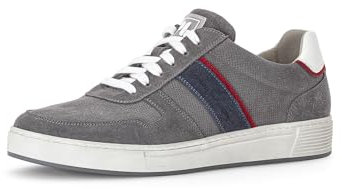 Pius Gabor Herren Sneaker Low,Halbschuhe,recyceltes Futter,zertifiziertes Leder,Wechselfußbett,Kork-Zwischensohle,ash/Fjord Kombi,40.5 EU / 7 UK