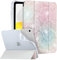 Vozehui Coque pour iPad 10ème Génération Coque 2022, 10.9 Pouces, Coque Protection Rose Antichoc avec Angles Ajustables, Réveil/Sommeil Automatique Coque iPad 10, Fleur