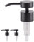 Koffs Design Seifenspender Ersatzpumpe - Edelstahl Pumpkopf für 28mm Gewinde - Pumpe als Aufsatz für Pumpspender - Für Seife, Spülmittel, Shampoo - 2 Stück