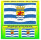 ZEELAND Provinz Flagge, Fahne Niederlande, Zeeland Niederländisch 100mm Auto & Motorrad Aufkleber, Vinyl Sticker x1+2 BONUS