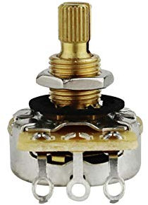 Guyker CTS 250K Brass Split Shaft Big Audio Pots Potentiometer For Electric Guitar Bass
