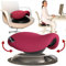 Humantool Tragbarer Sattelhocker – macht jeden Stuhl zu einem Schaukelsattelstuhl – perfekt für ergonomische Bürostuhl – komfortabler ergonomischer Hocker (Rosen)