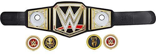 Mattel WWE Championship Showdown Deluxe Role Play Title with 4 Swappable Side Plates