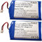 Batería de 3.7V 1500mah para reemplazo de batería del Controlador inalámbrico Sony PS4 (CUH-ZCT2U, CUH-ZCT2E, CUH-ZCT2A 2016 y Modelos posteriores) dualshock Playstation 4 Gen 2 Enchufe pequeño