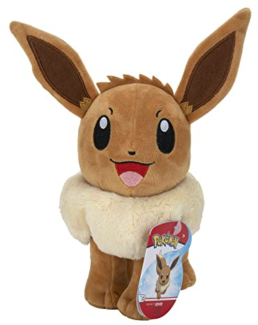 Pokémon PKW2386-20cm Plüsch - Evoli, offizielles Plüsch