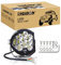 RIGIDON 1x Rund Led Arbeitsscheinwerfer, 5 Zoll 50W 5000 Lumen alu led lichtleiste, 12V 24V Wasserdicht offroad beleuchtung für Auto ATV LKW Traktor Fahrzeuge 4x4, led nebelscheinwerfer 6000k weiß