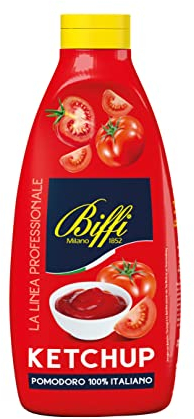Biffi - Ketchup con Pomodoro 100% Italiano - Flacone da 950g