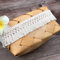 3 Yards 4cm Breite Beige Baumwolle Quaste Spitzenband Fransenbesatz Spitzenbesatz zum Nähen Fransenborte Quaste Trimmen Nähzubehör für DIY Kostüme Bekleidung Vorhang Kleidung Tischdecke Hochzeit Deko